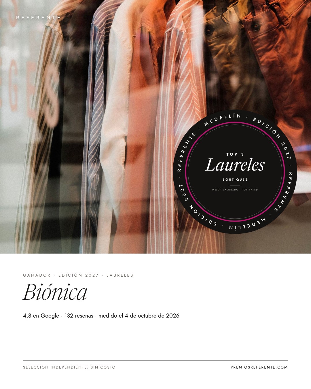 Publicación de Instagram de Biónica