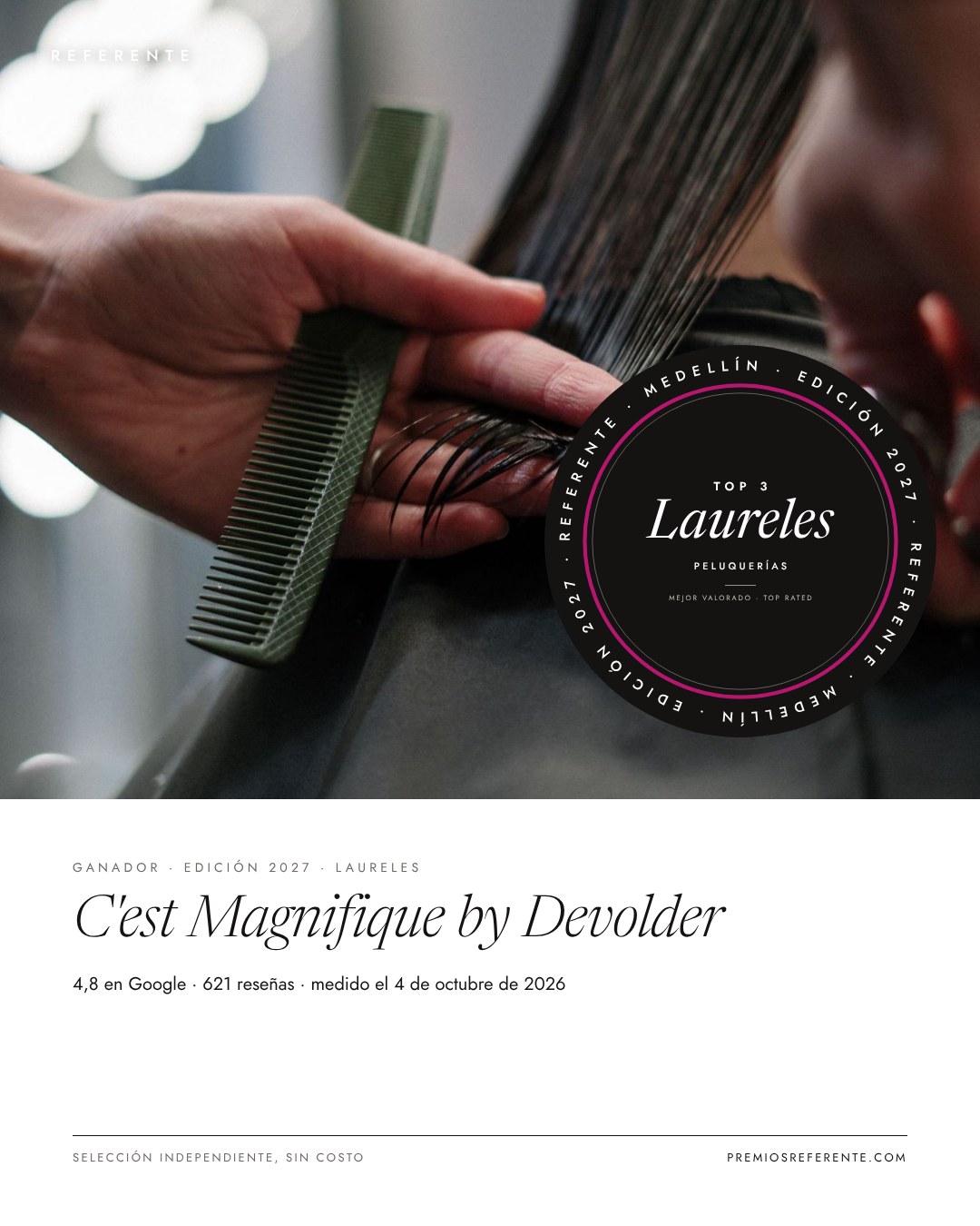Publicación de Instagram de C'est Magnifique by Devolder